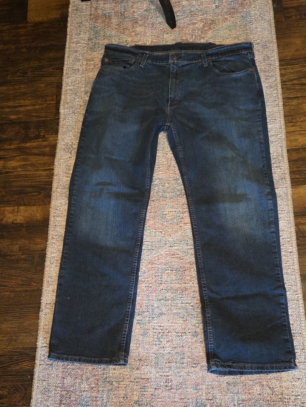 Levi's Men's Dark Indigo Straight Jeans